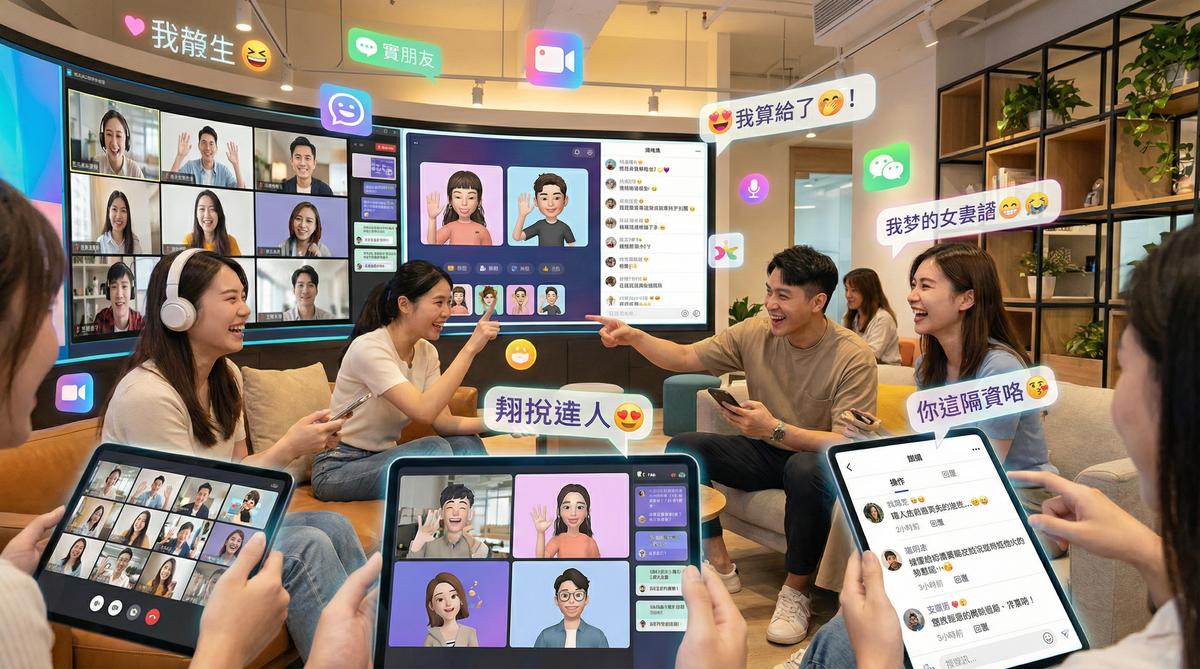 每日大赛甜心社区互动场景